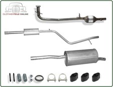 Auspuffanlage mit Kat Dacia Logan MCV Kombi 1.4 1.6 Auspuff Endtopf Katalysator