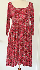 Wayne Cooper Pink Dress Size 2 AU 10 stretch 3/4 sleeve made in Australia