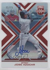 2016 Panini Elite Extra Edition Status Red Die-Cut 31/75 Jose Azocar Auto 2a9