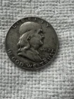 1952 D Franklin Half Dollar Circulated Silver 50c Coin Collectible