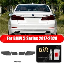 Pre-cut Taillight Smoke Paint Protection Tint Wrap Film For BMW 5 Series 2017-20