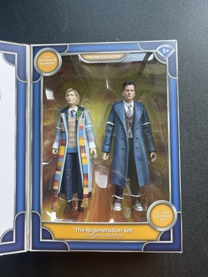 Dr Who Regeneration Figures 13th/14th Dr. 2 Figures New