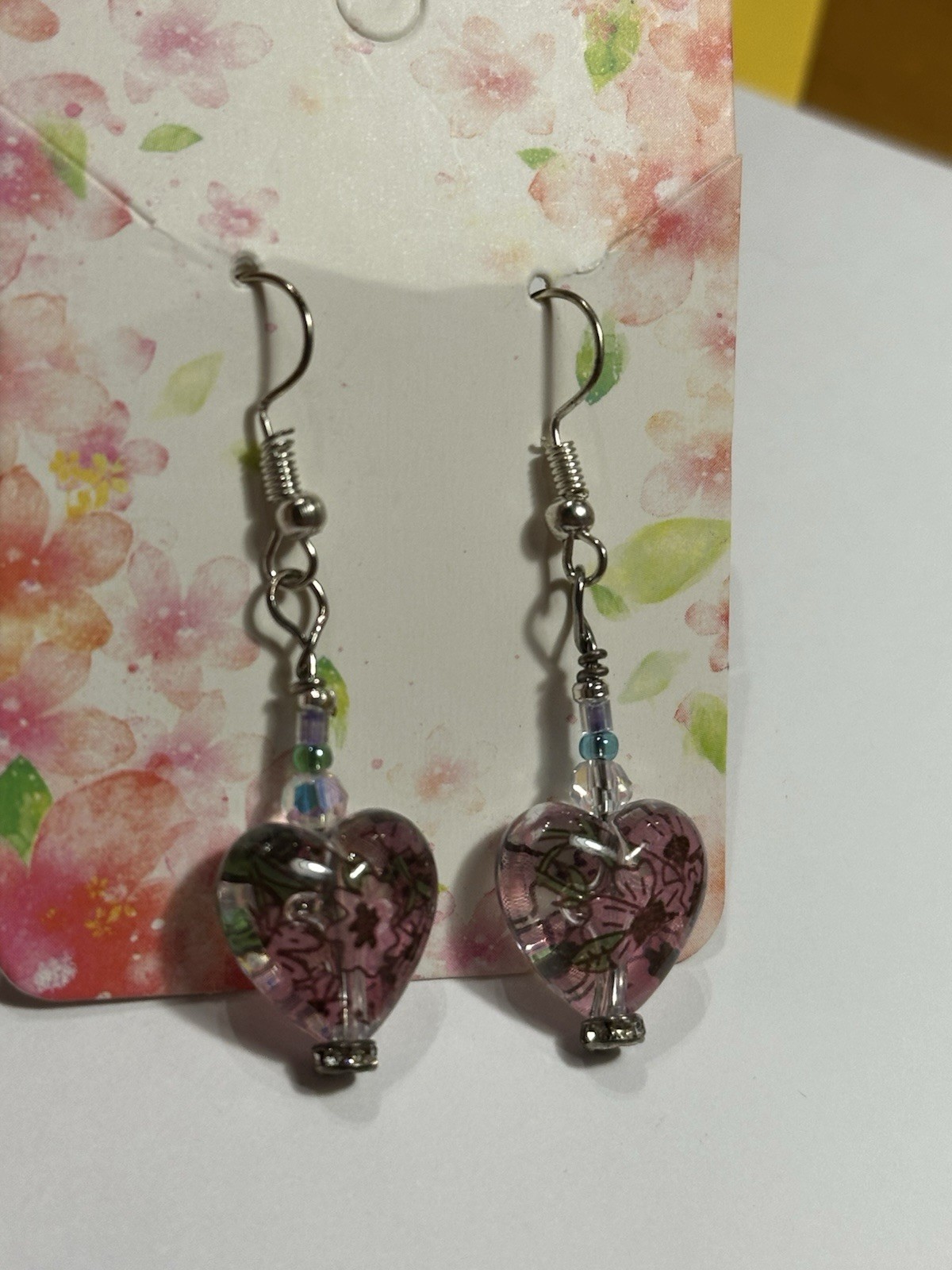 Heart Studs Dangle Earrings 3 Sets Bundle Fashion… - image 13