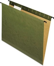 Hanging File Folders, LEGAL Size, Green, 1/5-Cut Tabs, sold by the each