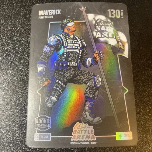 2026 Bo Jackson Battle Arena Maverick Cooper Flagg Steel Battlefoil #BF-241