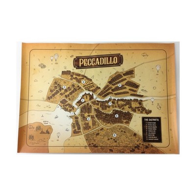 Wanderer's Tome RPGs Flabbergasted A2 City Map Poster Bag New