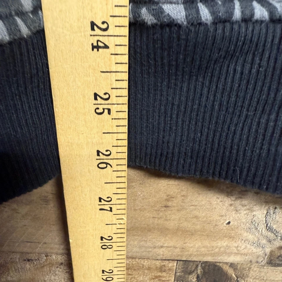 Толстовка Michael Kors MK с логотипом повсюду с круглым вырезом серая черная размер M - Изображение 3 из 4