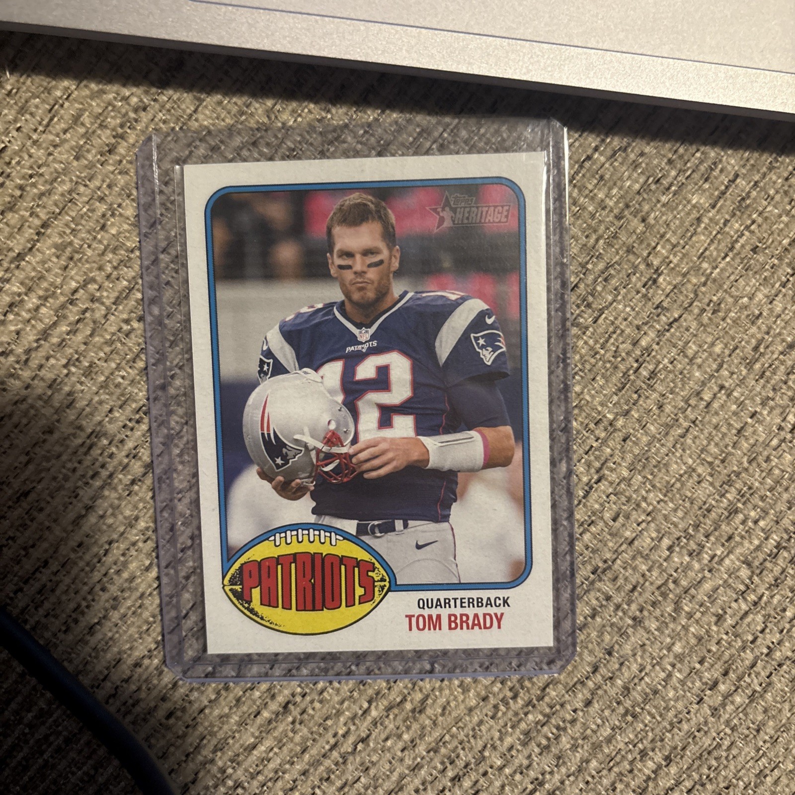 2026 Topps Heritage Football Tom Brady Image Variation New England Patriots #199