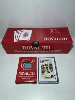 Lot 12X PK 54 carte à jouer plastifiés - Photo 1/2