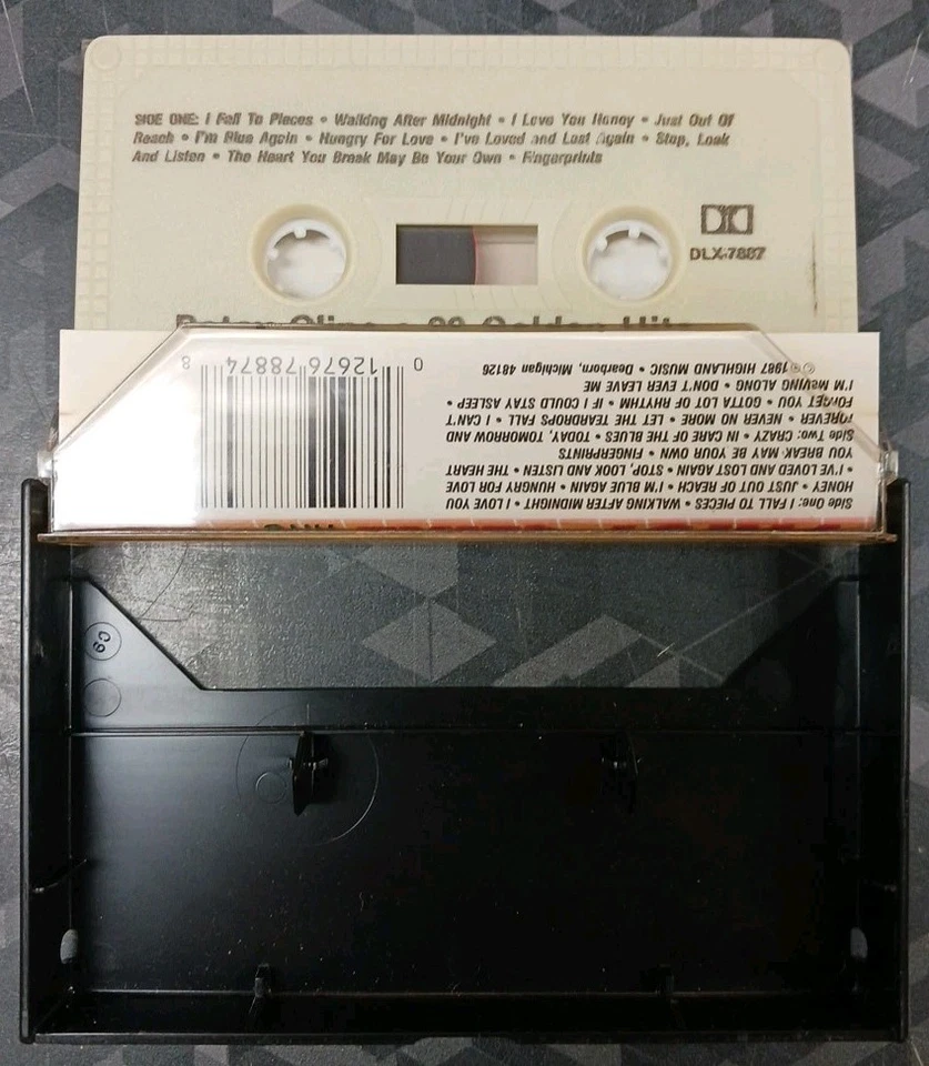 Patsy Cline 20 Golden Hits 1987 Highland Music DLX-7887 Cassette Tape - Image 2 of 3