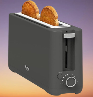 Martha Stewart 2-Slice Long Slot Toaster, Caviar