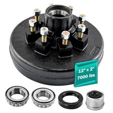 Trailer Brake Drum 8 on 6.5" Heavy Duty 1-pack