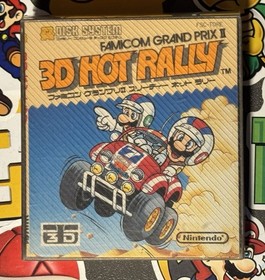 Famicom Grand Prix II: 3D Hot Rally Famicom Disk System Japan US Seller TESTED
