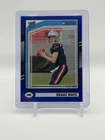2024 Panini Donruss Rated Rookie Drake Maye Blue Press Proof #379