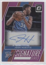 2017 Donruss Optic Signature Series Pink Prizm 13/25 Josh Huestis #34 Auto 02v3