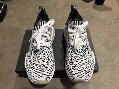 Adidas NMD_R1 Primeknit Zebra Size 8 Men's