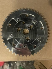 🍀NEW 44T OLD SCHOOL BMX CHROME SPROCKET FITS HUTCH SUGINO MONGOOSE GT REDLINE