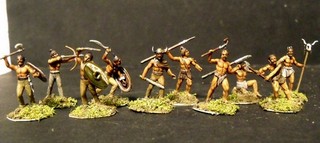 1/72figuren Barbarian Warriors Soldier versus Germanic Warrior siehe bilder