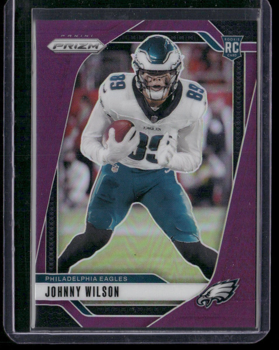 2024 Panini Prizm #355 Johnny Wilson Purple #/125