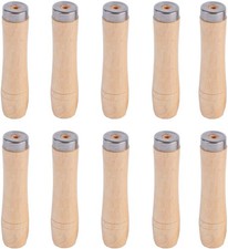 Feilenheft 10 St&uuml;ck Feilenheft Holz Holzgriff Feile Holz Griffe Holz