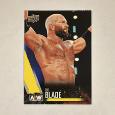 Upper Deck 2021 AEW All Elite Wrestling The Blade #17 Trading Card Yellow