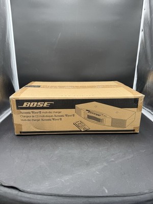 Bose Acoustic Wave II Multi-Disc 5 CD Changer Manual Remote NEW OPEN BOX WHITE