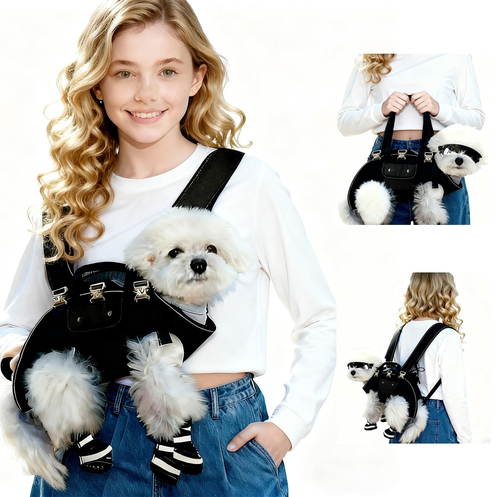 Dog Backpack Carrier for Dogs - Dog Carrier Backpack, Adjust