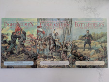 The Civil War 3 Vol. Box Set by William C Davis- Fighting Men, Commanders...NEW