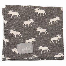 Copper Pearl 5-in-1 Multi-Use Infant Cover Scout Gray Moose Print Car Seat Soft