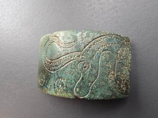 Brazalete Brazalete Brazalete Celta La Tene Grabado Edad del Hierro Antiguo Bronce Detección de Metales
