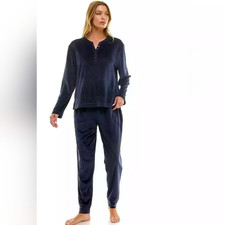 ROUDELAIN SET 2 PEZZI LOUNGEWEAR BLU NAVY L