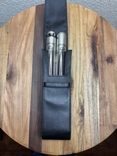 Cutty Sark Scots Stainless Steel Whisky Flask & Cigar Tube Set Travel Case