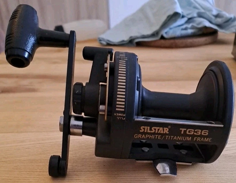 neue Multirolle Silstar Graphite TG 36 Made in Taiwan Trolling Reel Unbenutzt - Bild 2 von 4
