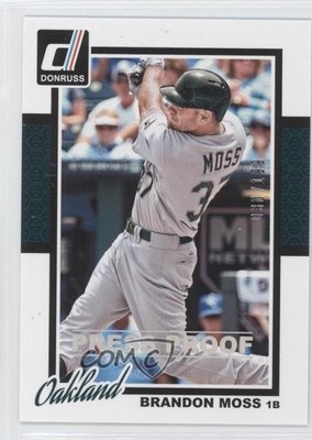 2014 Panini Donruss Press Proof Silver 30/199 Brandon Moss #150 1y0