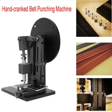 Belt Strap Hole Puncher Heavy Duty Leather Belt Punching Machine