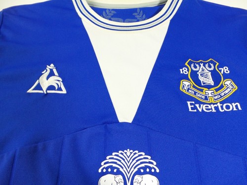 Authentic Le Coq Sportif 2009-2010 Everton F.C Fußball Trikot Größe Herren XL - Bild 3 von 7