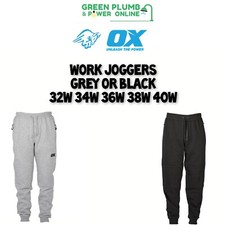 OX Jogger Black W5508 Grey W5531  W5507 Trade Workwear 32" - 40"  FREE SHIPPING