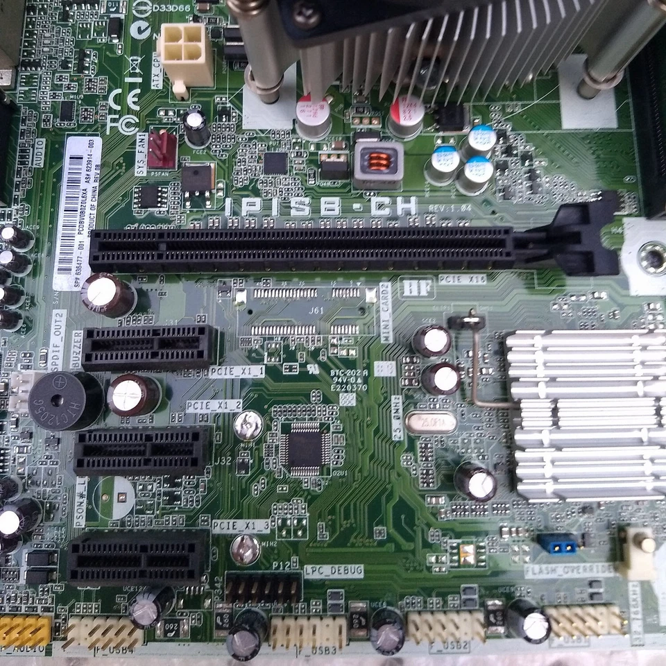 Intel I3 2100 + 8Gb DDR3 RAM + Scheda Madre IPISB-CH LGA1155 - Bundle PC HP - Immagine 4 di 4