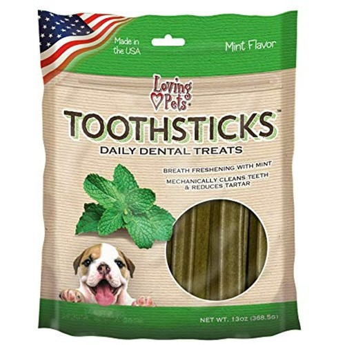 Loving Pets 5053 13 Oz Dental Stix Fresh Breath Mint Recipe For Dogs