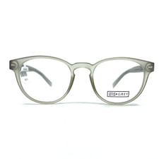 OTIS+GREY OG7004 GR Grey clear Round Mens Eyeglasses Frames 49-19-140