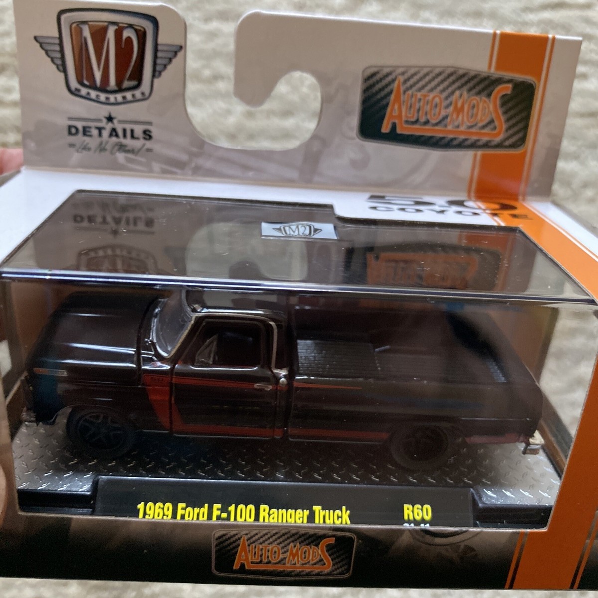 2021 M2 Machines 1969 FORD F-100 RANGER TRUCK BLACK R60 New | eBay