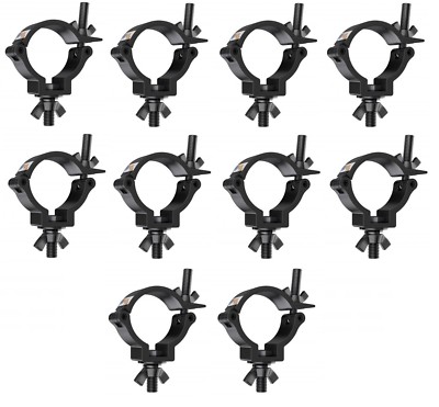10x GLOBAL TRUSS TRUSSAUFNEHMER 50 mm Half Coupler LED PAR HALTER 100 kg schwarz