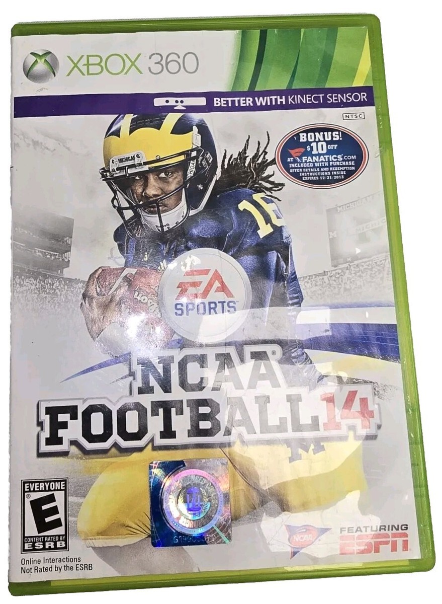 NCAA Football 14 XBox 360 COMPLETE Case Manual College Football
