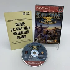 SOCOM: U.S. Navy SEALs Greatest Hits Sony PlayStation 2, 2003 Complete Works