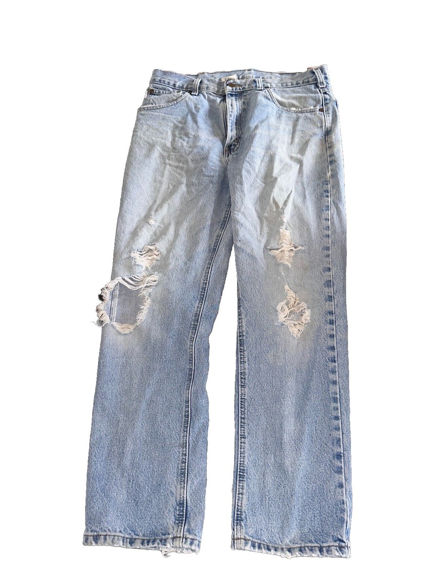 Carhartt Denim Jeans Mens Size 34 X 30 Traditional Fit B18