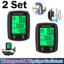 Bike Bicycle Speedometer Cycle Digital Odometer Computer Waterproof LCD