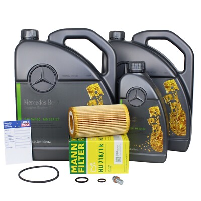 Mercedes 5W30 ÖL+MANN ÖLFILTER für VITO VIANO W639 SPRINTER V-G KLASSE 229.52