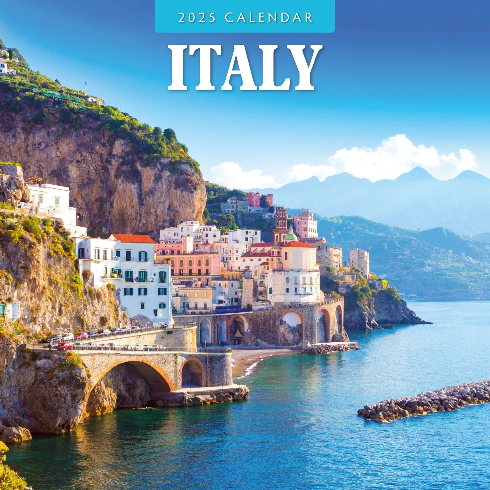 Italy 2025 Square Wall Calendar