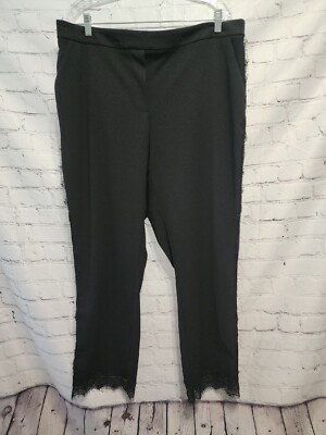 Junarose By Vero Moda Women's Black Ankle Pants Size 18