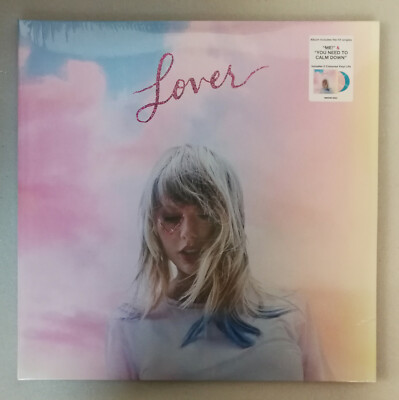 2x 12'' LP Vinyl Taylor Swift Lover Colored Vinyl first press - WM188